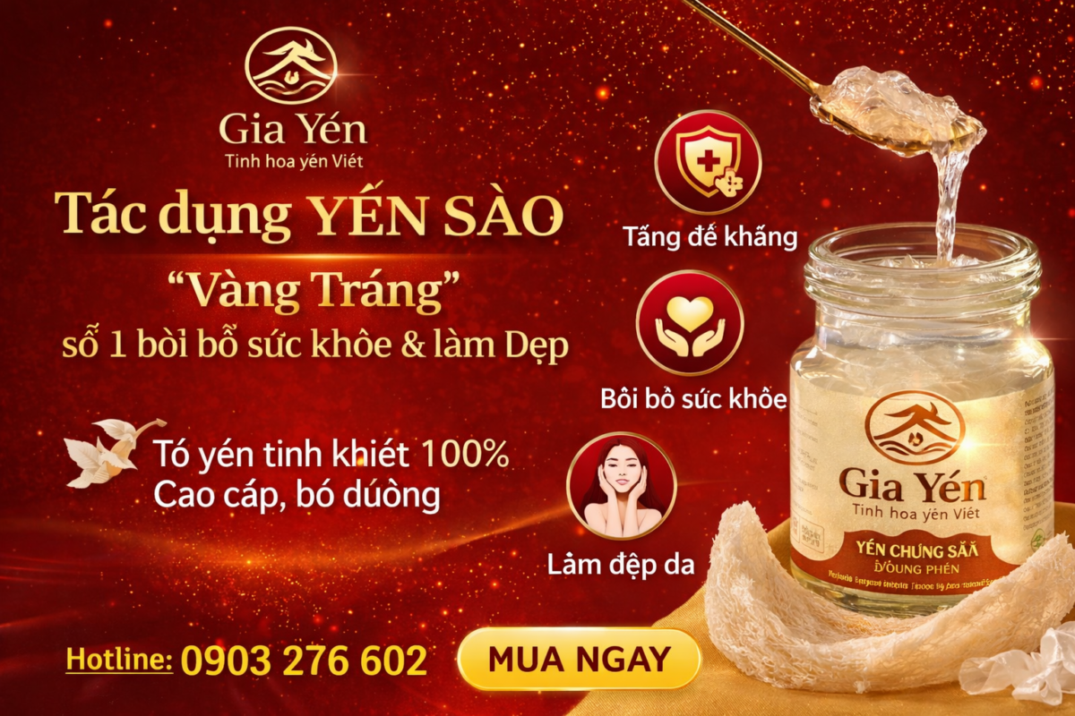 Tác Dụng Yến Sào – “Vàng Trắng” Số 1 Bồi Bổ Sức Khỏe & Làm Đẹp 1 yen sao gia yen chat luong